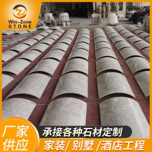 大理石圓柱皮批發(fā)商場酒店裝飾大理石圓柱批發(fā)廠家供應(yīng)