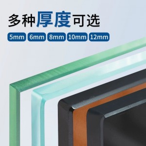 厚度5-19mm普白超白鋼化玻璃工廠加工建筑防火防爆中空 夾膠玻璃
