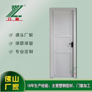 佛山廠家生產(chǎn)廚房塑鋼材質(zhì)平開(kāi)推拉門(mén)木紋復(fù)古UPVC塑料玻璃窗Q46
