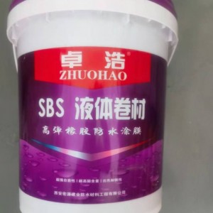 SBS液體卷材 高彈橡膠涂膜 屋頂墻面漏水修補(bǔ)材料補(bǔ)漏液體卷材防