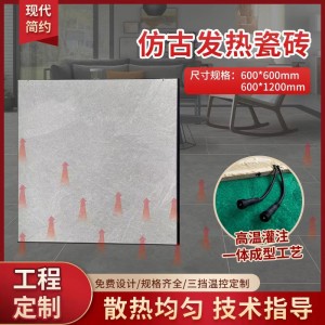 發(fā)熱仿古磚600*600防滑地面磚耐磨仿古磚廚房衛(wèi)生間陽臺(tái)餐廳地磚