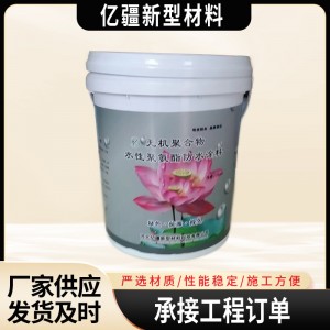 無機聚合物水性聚氨酯防水涂料內(nèi)外墻窗臺廚房衛(wèi)生間防水補漏涂料